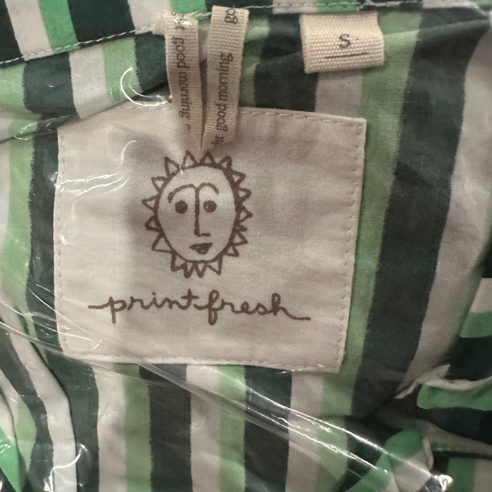 Tuckernuck Spearmint Stripe Nightshirt NWT - Picture 6 of 7